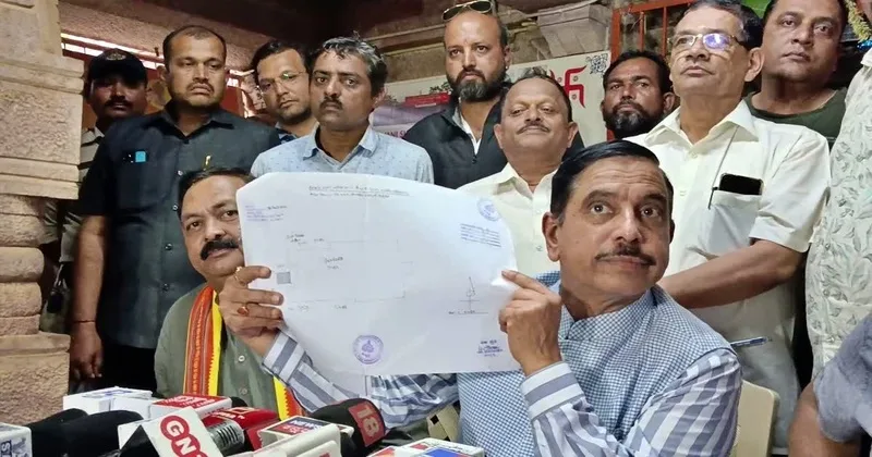 Karnataka: Pralhad Joshi slams road construction over temple Pushkarani; Exposes Congress govt’s appeasement politics……